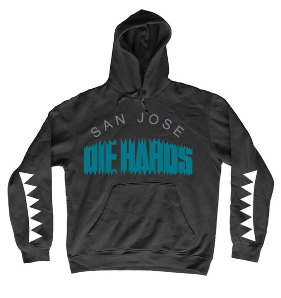 san jose die hards teeth hoodie