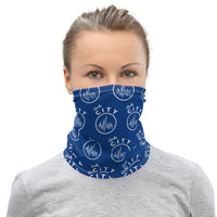 Quake City - Blue Step Repeat Neck Gaiter