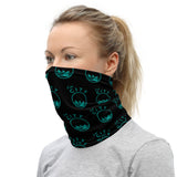 Fin City - Black Step Repeat Neck Gaiter