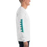 Fin City - Long Sleeve T-Shirt - Teal