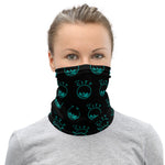 Fin City - Black Step Repeat Neck Gaiter